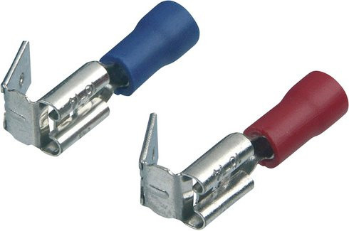REV-Ritter Flachstecker-Set aus Metall und Kunststoff, 24 Stück, bunt - Bild 1