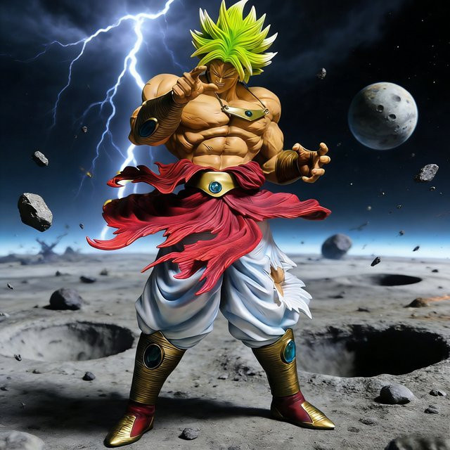Bandai Dragon Ball Z Broly Ssj3 Super Saiyan, Actionfigur, Einzelfigur - Bild 1