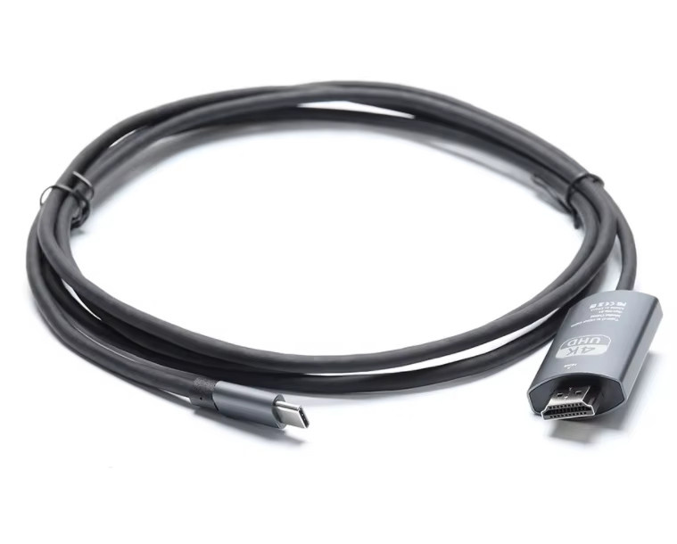 Zenwire USB-C auf HDMI Adapter Kabel 4K in Schwarz, Länge: 200 cm - Bild 3