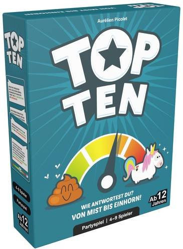 Asmodee Top Ten Partyspiel und kooperatives Spiel für 12+ Personen in Bunt/Mehrfarbig - Bild 1
