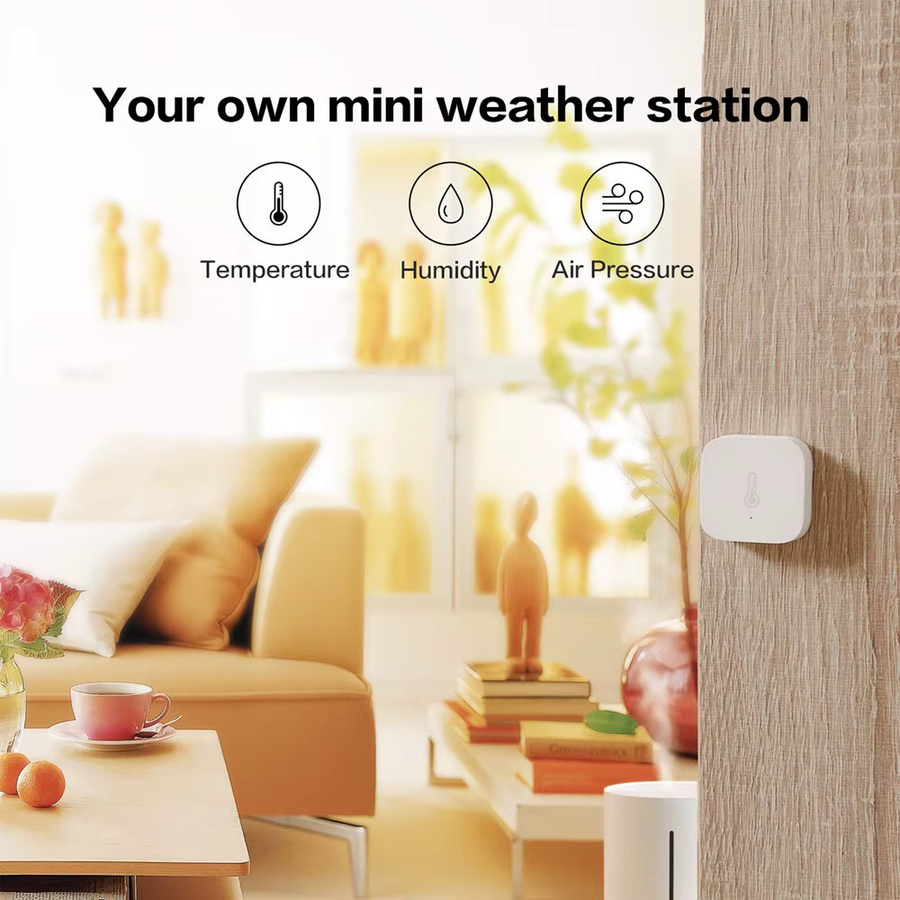 Aqara Zigbee Sensor für Temperatur, Feuchtigkeit und Luftdruck in Weiß für Smart Home mit Xiaomi Mi Home und Apple HomeKit Unterstützung - Bild 3