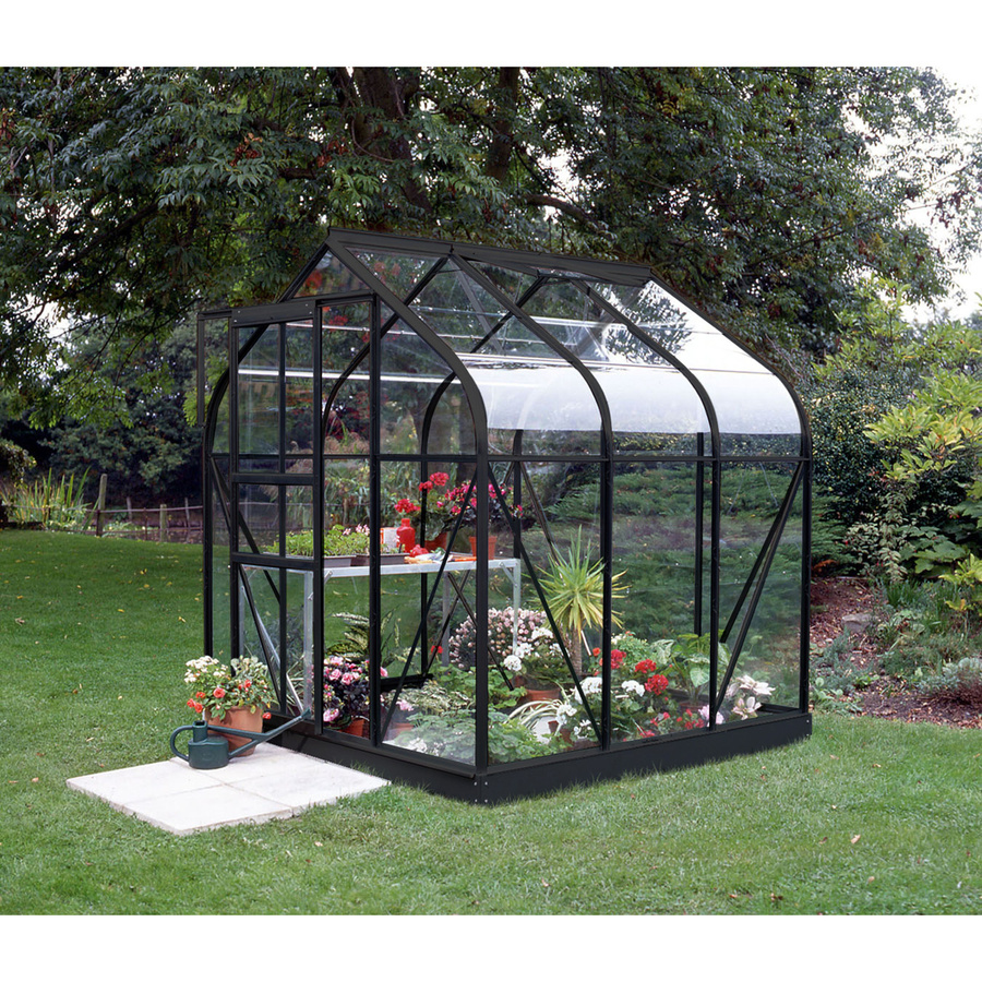 Vitavia Gewächshaus Orion 3800 Schwarz 3,8 m² mit 3 mm ESG-Glas - Bild 5
