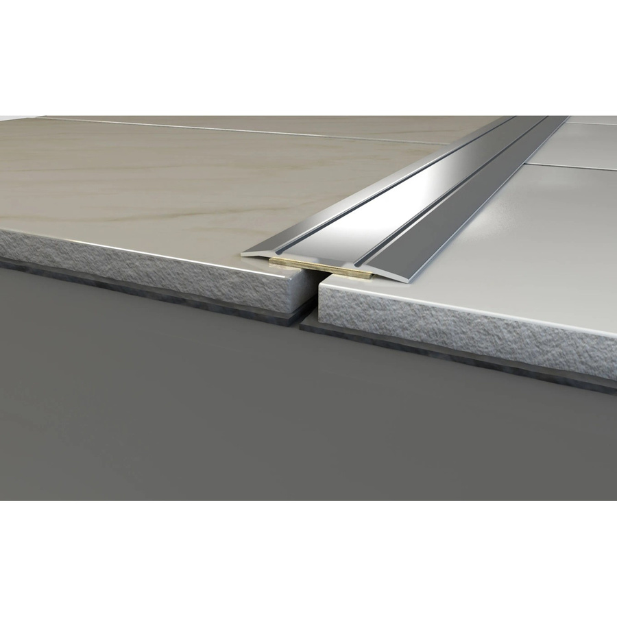 Döllken Profiles Übergangsprofil selbstklebend Silber, Länge: 100 cm, Breite: 3,8 cm, Höhe: 0,5 cm - Bild 2