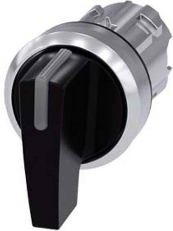 Siemens Knebelschalter 3SU1052-2CL10-0AA0 Schwarz 2 x 45° - Bild 1