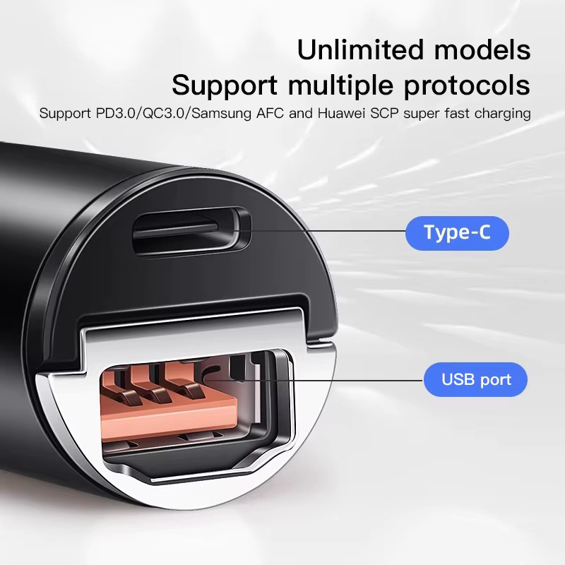 BYD Mini USB Typ-C Schnellladegerät Adapter in Schwarz für Atto 3, Yuan Plus, Han, Tang, F3, E6, Song, F0 und Qin Pro - Bild 3