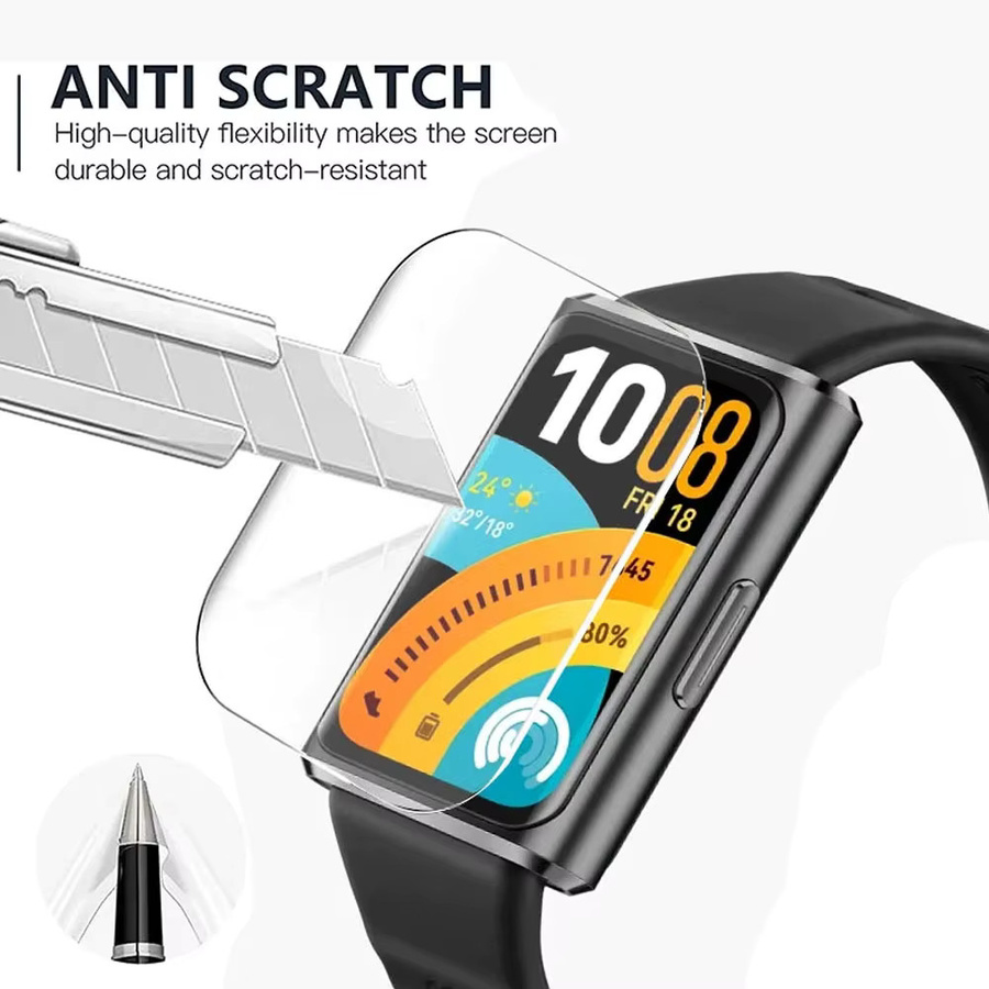 Huawei Displayschutzfolie Hydrogel, transparent, Huawei Band 11 10 9 8 - Bild 4