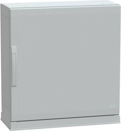 Schneider Electric Polyestergehäuse PLAZ mit Sockelrahmen und offenem Boden, Farbe: Grau, B/T/H: 75 x 75 x 32 cm, IP54 - Bild 1