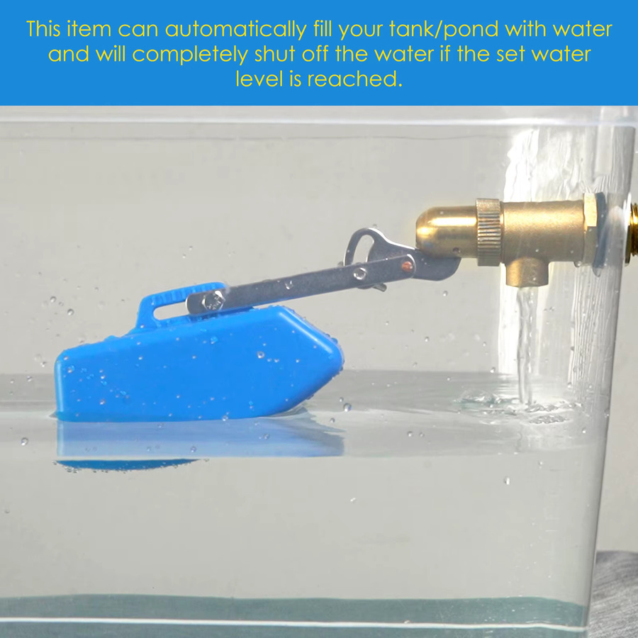 JIECARE Messing Schwimmerventil Kugelhahn für Kalt- und Warmwassertanks DN15 DN20 - Bild 3