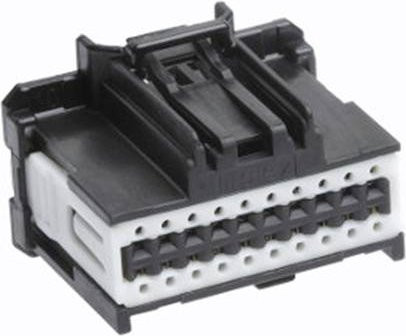 Molex Buchsengehäuse-Kabel Schwarz, 12-polig, Rastermaß: 2.54 mm - Bild 1