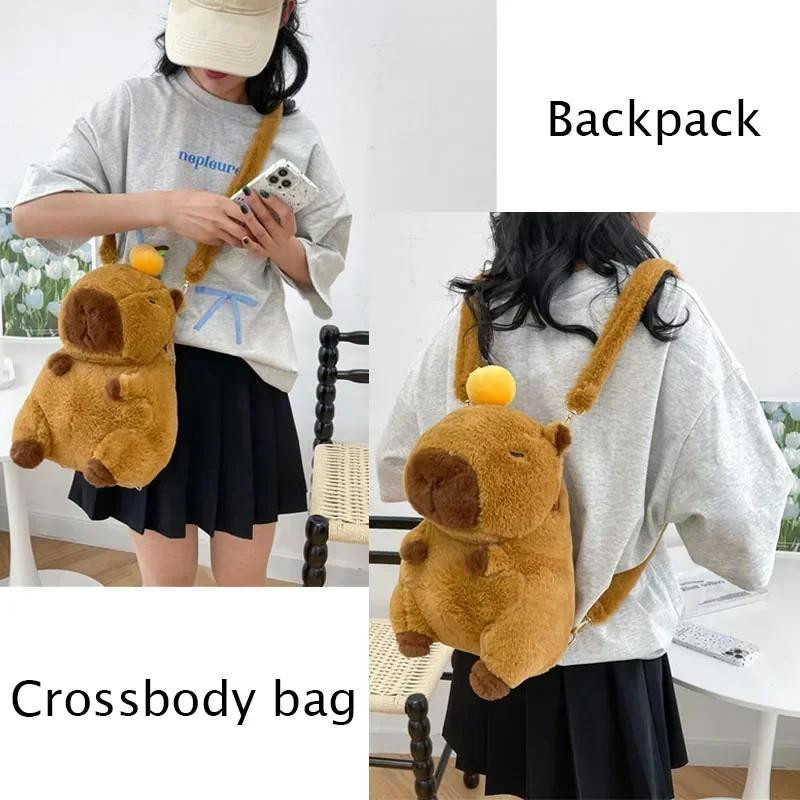 Yiran toy Capybara Plüschrucksack, Plüschtier Puppe, ab 3 Jahre - Bild 2