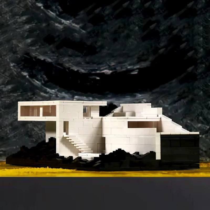 Villa Tugendhat Bausteine, Modell, Ziegel Montage, Kleine Partikel - Bild 3