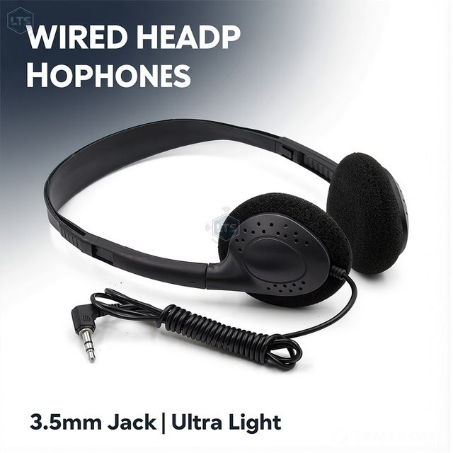 occkic Wired Stereo Kopfhörer mit Noise Cancelling und Mikrofon, Schwarz, für PC und Laptop - Bild 1