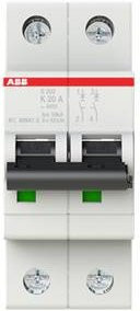 ABB S202-K20 Leitungsschutzschalter 20A 400V 2CDS252001R0487 - Bild 1