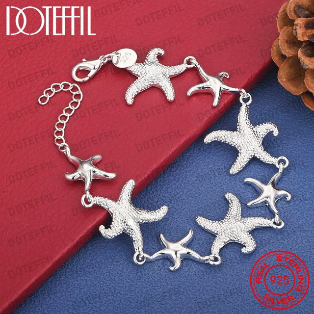 DOTEFFIL Armband, 925 Silber, Seestern, Damen - Bild 1