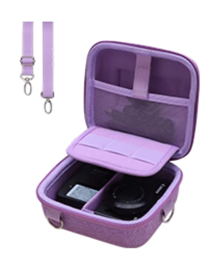 LTGEM Schutztasche in Lila kompatibel mit Canon PowerShot G7 X Mark II, G7 X Mark III, SX740 4K und SX720 4K - Bild 5
