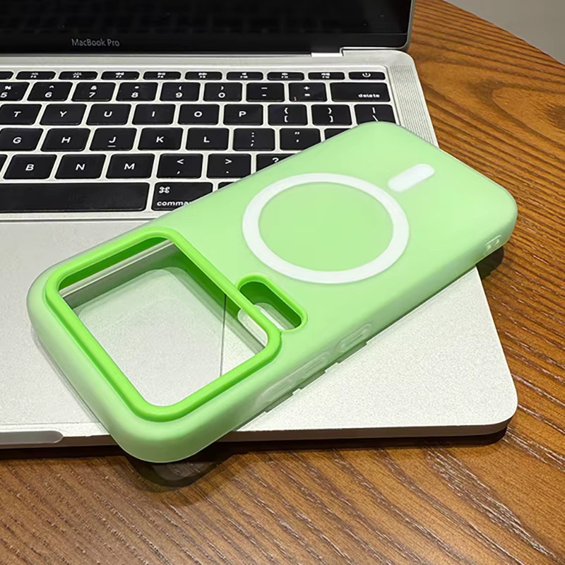 2 in 1 Candy Color MagSafe Wireless Charging Case für Xiaomi Mi 17 Pro Max 15 14 Pro stoßfeste Schutzhülle aus PC und TPU in Multicolour und Schwarz - Bild 1