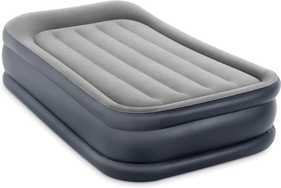 Intex DuraBeam Deluxe Pillow Rest Raised Luftbett, Grau, B/T/H: 99 x 191 x 42 cm - Bild 2