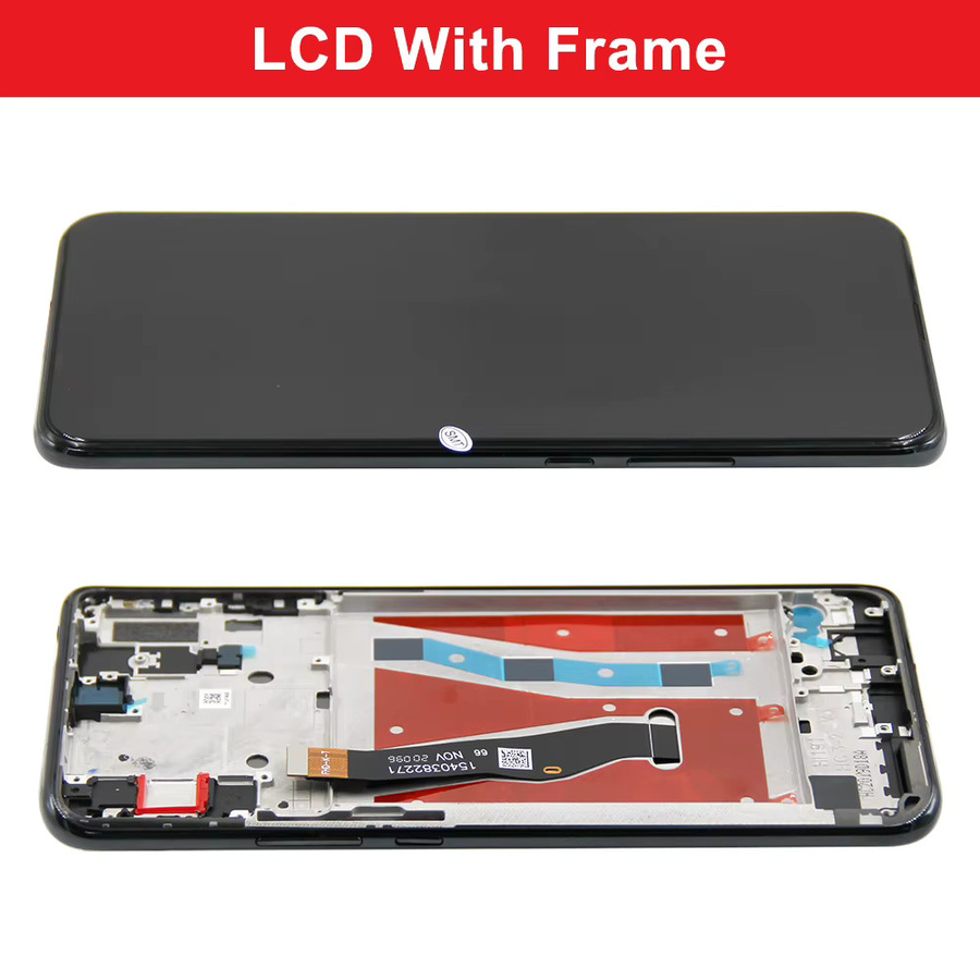 Huawei LCD-Display mit Touchscreen-Digitizer und Rahmen-Baugruppe für Y9 Prime 2019 / P Smart Z in Schwarz - Bild 4