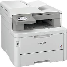 Brother MFC-L8340CDW Farblaser Multifunktionsdrucker in Weiß und Grau mit Drucken, Scannen, Kopieren und Faxen, WLAN und USB - Bild 1