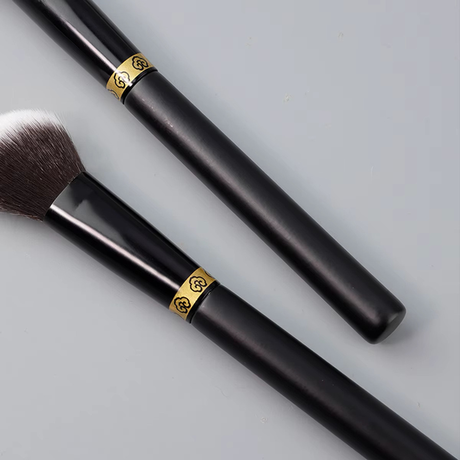 RANCAI Highlighter- und Kontur-Pinsel, Schwarzgold, Unisex - Bild 2