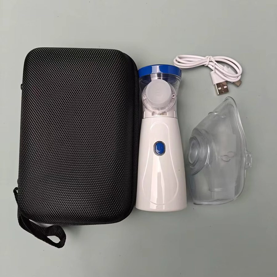 AiQUE Mesh-Vernebler mit Aufbewahrungskoffer, leiser tragbarer Mini-Zerstäuber für Kinder und Erwachsene zur Asthma-Pflege - Bild 3