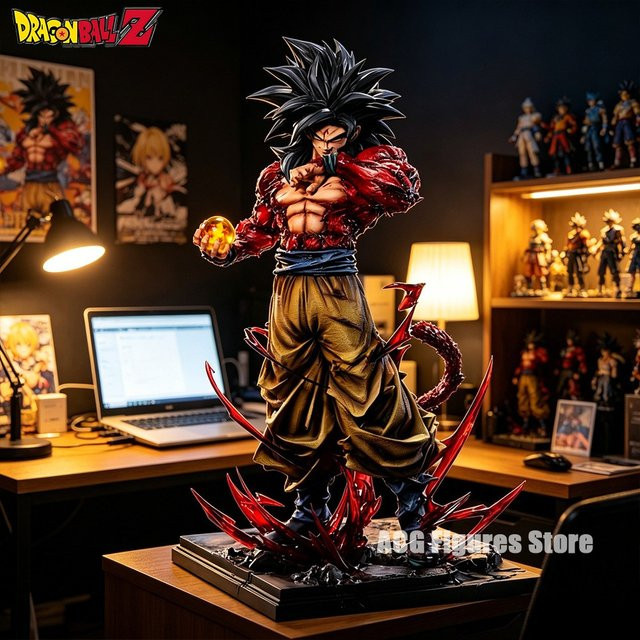Bandai Dragon Ball GT Super Saiyan 4 Goku Actionfigur, 34cm, Kunststoff - Bild 1