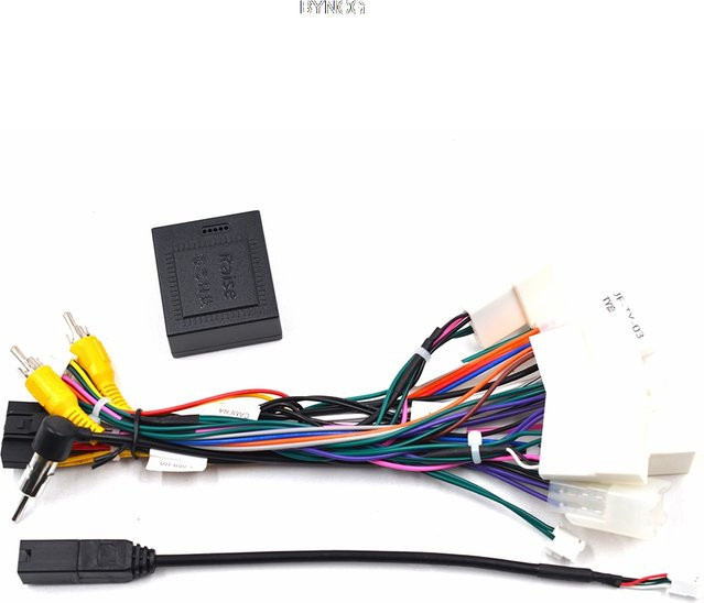 16-poliger Android Canbus Kabelbaum Stromkabel-Adapter für Toyota Corolla 2012–2017, Camry 2013–2015 und RAV4 2013–2019 in Multicolor - Bild 1
