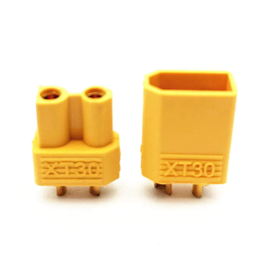 BANGSHE XT30 Hochstrom-Stecker und -Buchse Set für Lithium-Batterien und Modellflugzeuge - Bild 2
