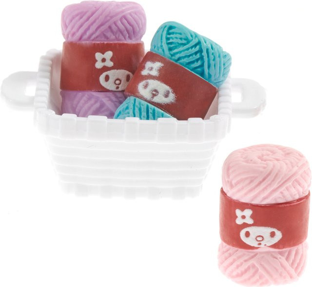 Rico Design Wichtelwelt Miniatur Korb mit Wolle Set - Bild 1
