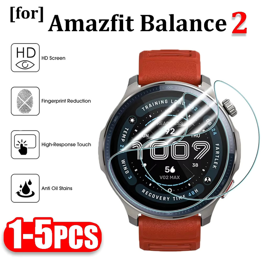 Displayschutzfolie für Amazfit Balance 2, transparente TPU-Hydrogelfolie mit weichen Kanten, 1-5 Stück - Bild 2