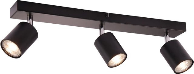 Brilliant LED-Deckenstrahler Taio 3-flammig Schwarz Metall dimmbar verstellbar - Bild 1