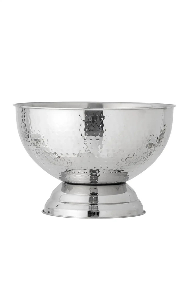 Bloomingville Champagnerkühler Kaluka aus Edelstahl in Silber, Höhe: 37 cm - Bild 1