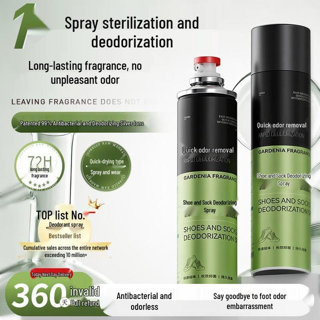 fanyongchen Schuh- und Socken-Deo-Spray, 400 ml, antibakteriell - Bild 1