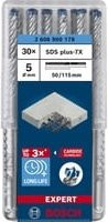 Bosch EXPERT SDS-plus-7X Hartmetall-Hammerbohrer 30er Set Durchmesser: 5 mm, Gesamtlänge: 115 mm - Bild 2