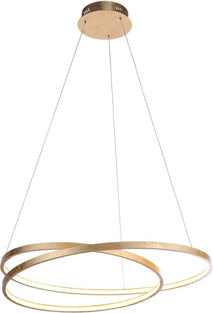 Paul Neuhaus LED-Pendelleuchte Roman Gold dimmbar Durchmesser: 72 cm - Bild 1