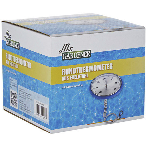 Mr. GARDENER Schwimmbadthermometer aus Kunststoff in Blau - Bild 2