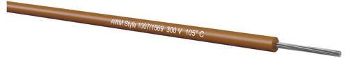 Kabeltronik Schaltlitze 1 x 0,34 mm² Braun 500 m - Bild 1