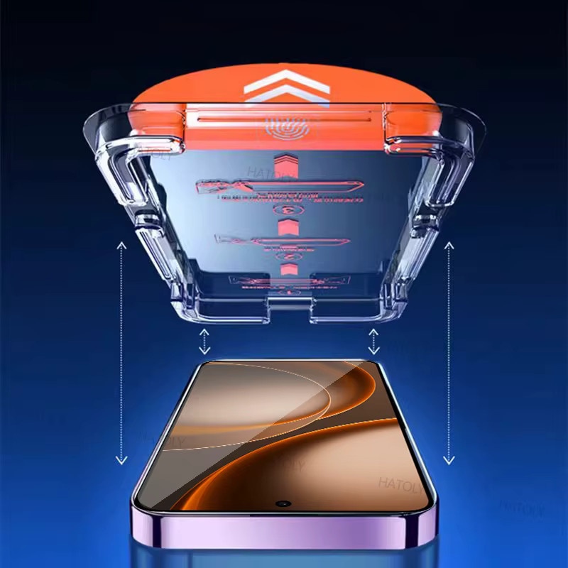 HATOLY Displayschutz aus gehärtetem Glas für Oppo Find X9 Ultra, transparent, anti-kratz und staubfrei - Bild 2