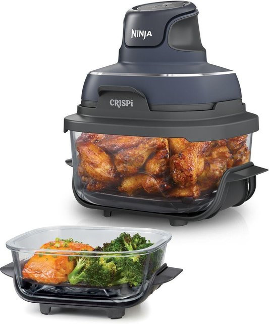 Ninja CRISPi 4-in-1 Tragbares Glas-Kochsystem Blau/Cyber Space/Transparent - Bild 4