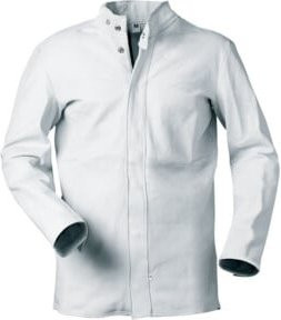 CRAFTLAND Schweißerjacke aus Vollleder in Braun und Weiß, Größe XXL - Bild 1