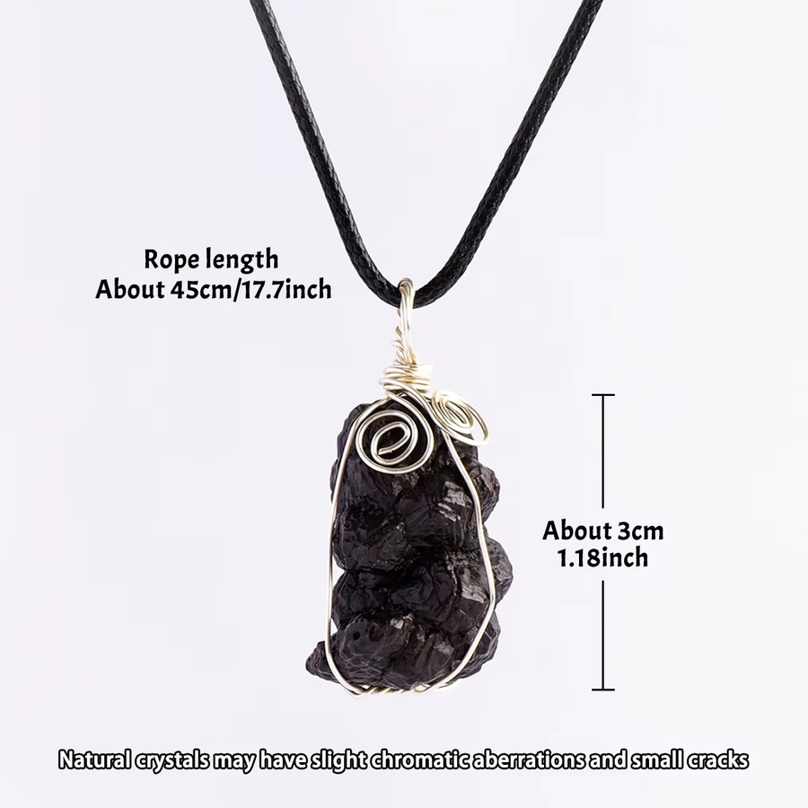 Anhänger Diamant, Schwarz, Silber, Unisex - Bild 2
