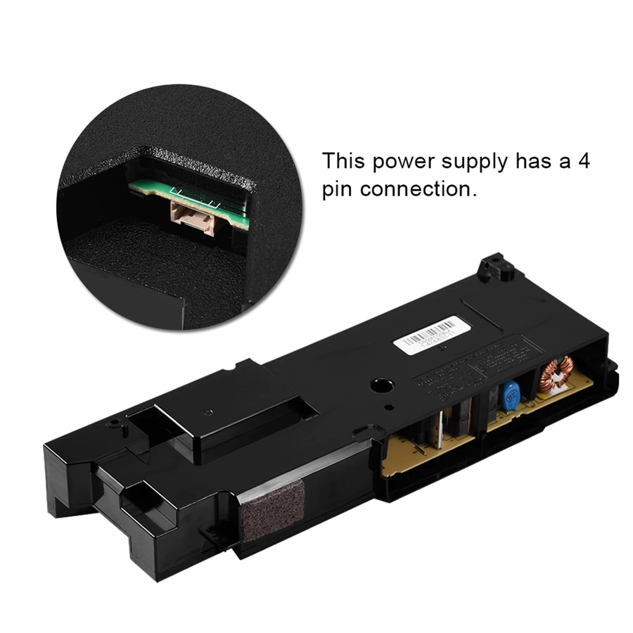 Sony ADP-200ER Netzteil in Schwarz für PlayStation PS4 CUH-1215A und CUH-12XX Serie, 4-polig - Bild 3