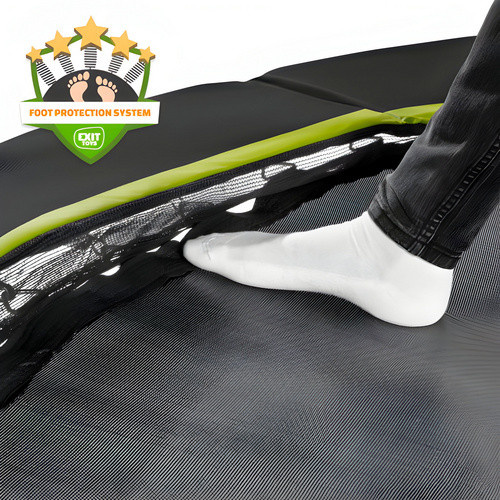 EXIT Toys Silhouette Bodentrampolin Ø 183 cm Schwarz ab 14 Jahre - Bild 3