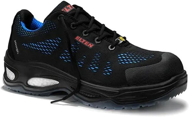 Elten Sicherheitshalbschuh Logan Low ESD S1 in Blau, Größe 43 - Bild 1