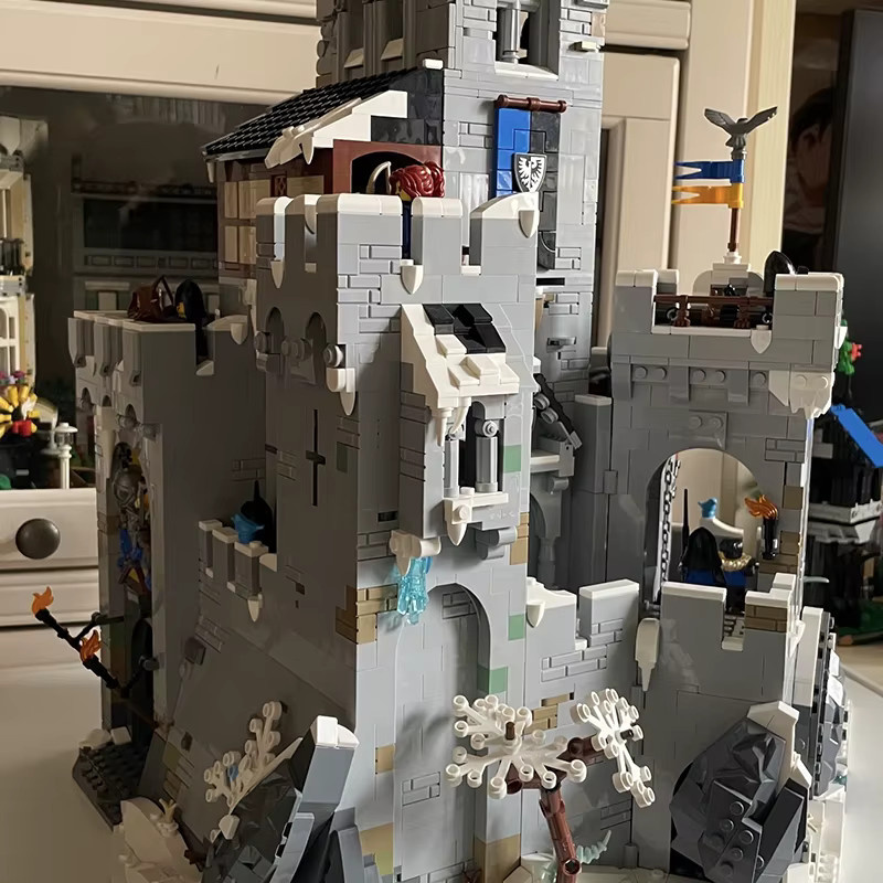 WSUEL Festungs-Baustein-Set, Architekturmodell, 3995 Teile, ab 14 Jahre - Bild 3