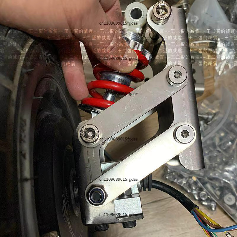 HAOYUNMA Unabhängiges Aufhängungs-Upgrade-Kit, Aluminium-Schwingarm-Set, Metall, Rot, Zubehör für Fahrzeuge - Bild 3