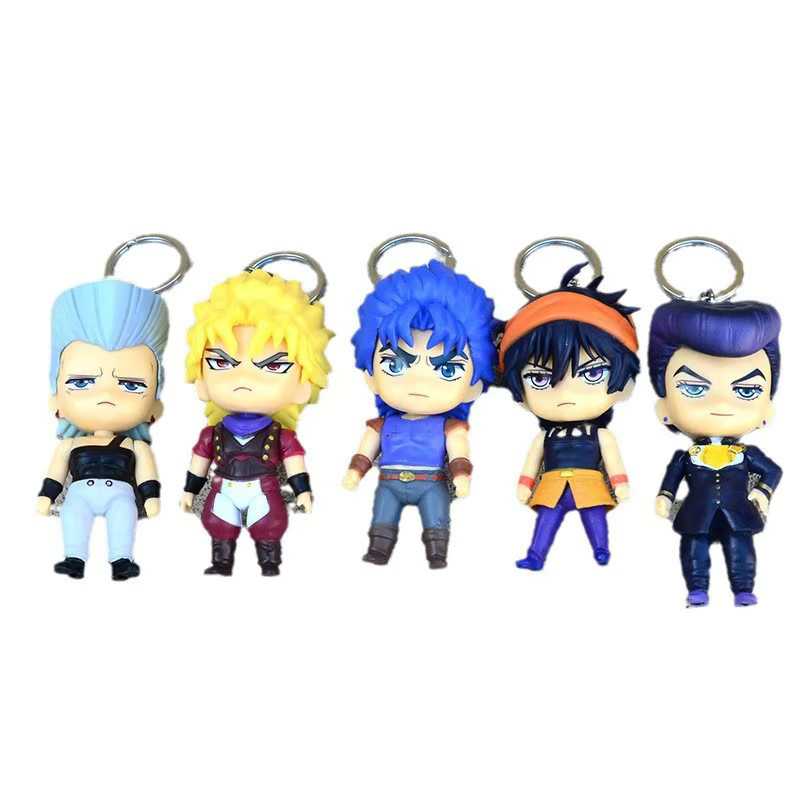 Bandai JoJos Bizarre Adventure Q Version Actionfiguren, 5-teiliges Set, Kunststoff - Bild 2