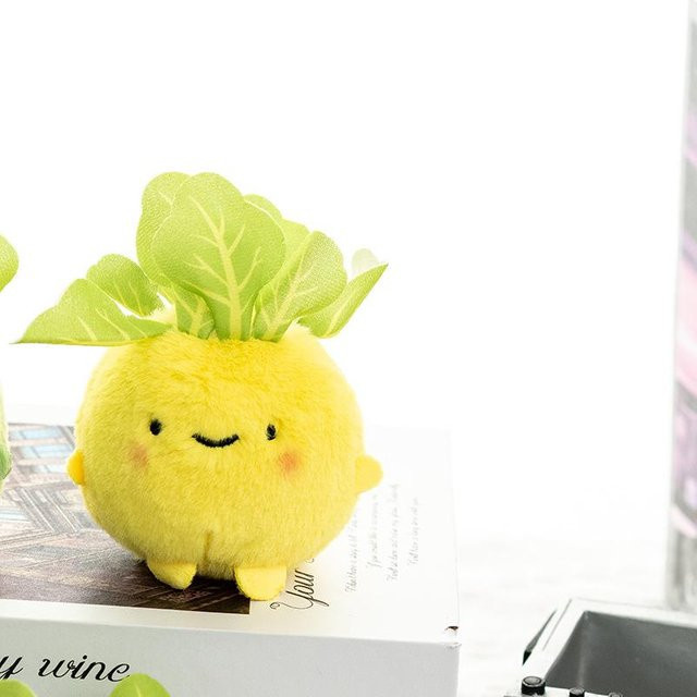 Yiran Health & Beauty Kreativer Kohlrabi Plüsch Anhänger, Puppe - Bild 1