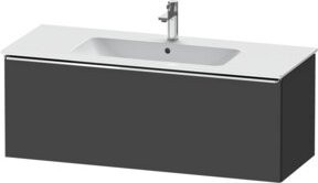 Duravit Waschtischunterschrank D-Neo, wandhängend, Grau matt, B/T/H: 121 x 46,2 x 44 cm - Bild 1
