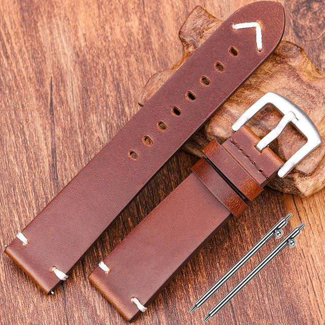 DUTRIEUX Uhrenarmband Leder, Vintage, Unisex - Bild 1